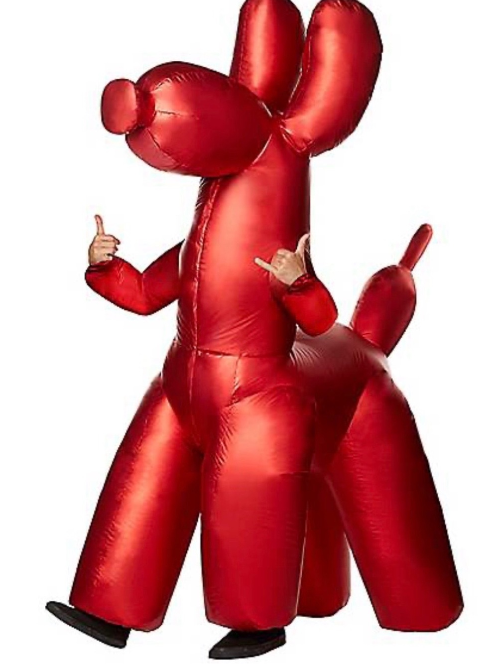 Spirit Halloween Metallic Red Balloon Animal Inflatable Costume Adult One Size